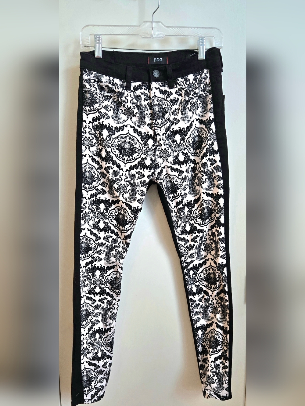 Urban Outfitters BDG Black and WhiteTwig Ankle Jeans